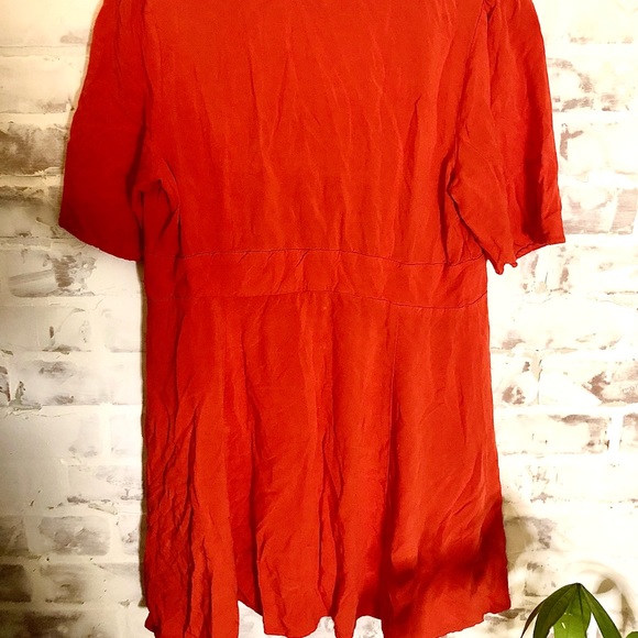 ASOS Burnt Orange Smock Dress - Picture 2 of 6